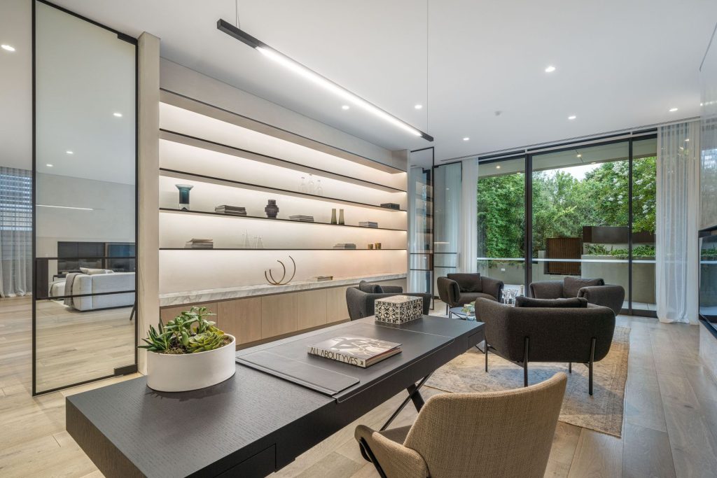 Bright living room interior
